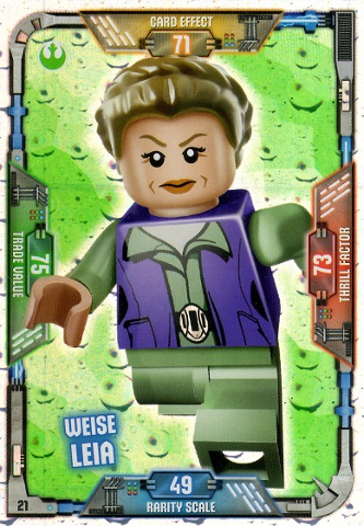 Star Wars Trading Card Game (German) Series 1 - # 21 Weise Leia