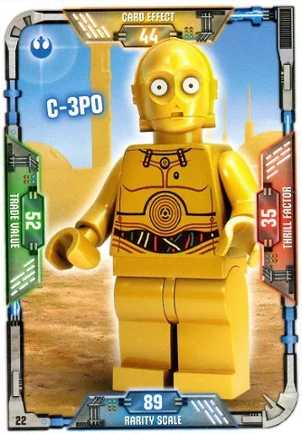 Star Wars Trading Card Game (German) Series 1 - # 22 C-3PO