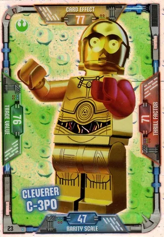 Star Wars Trading Card Game (German) Series 1 - # 23 Cleverer C-3PO
