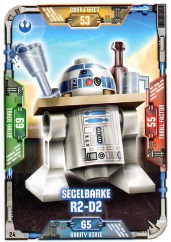 Star Wars Trading Card Game (German) Series 1 - # 24 Segelbarke R2-D2