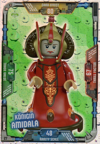 Star Wars Trading Card Game (German) Series 1 - # 27 Konigin Amidala