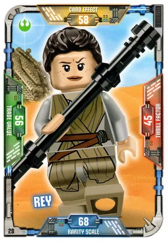 Star Wars Trading Card Game (German) Series 1 - # 28 Rey