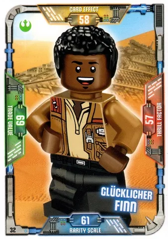 Star Wars Trading Card Game (German) Series 1 - # 32 Glücklicher Finn