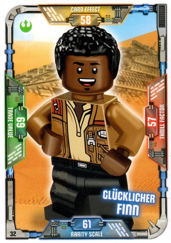 Star Wars Trading Card Game (German) Series 1 - # 32 Glücklicher Finn