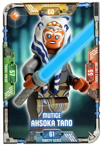 Star Wars Trading Card Game (German) Series 1 - # 39 Mutige Ahsoka Tano