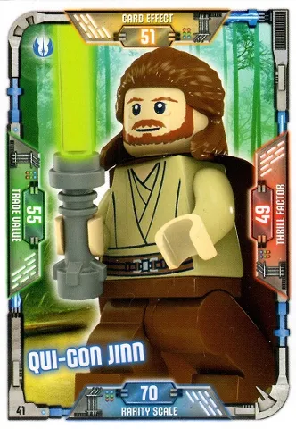 Star Wars Trading Card Game (German) Series 1 - # 41 Qui-gon Jinn