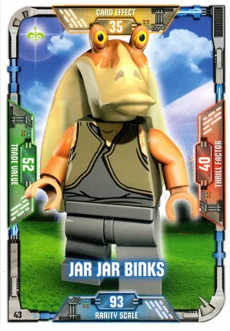 Star Wars Trading Card Game (German) Series 1 - # 43 Jar Jar Binks
