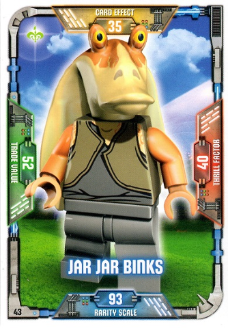 Star Wars Trading Card Game (German) Series 1 - # 43 Jar Jar Binks