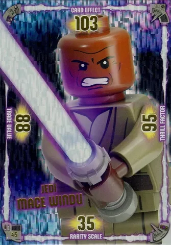 Star Wars Trading Card Game (German) Series 1 - # 45 Jedi Mace Windu