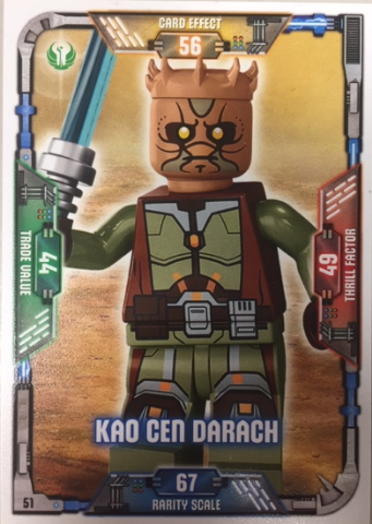 Star Wars Trading Card Game (German) Series 1 - # 51 Kao Cen Darach