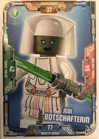 Star Wars Trading Card Game (German) Series 1 - # 57 Jedi Botschafterin
