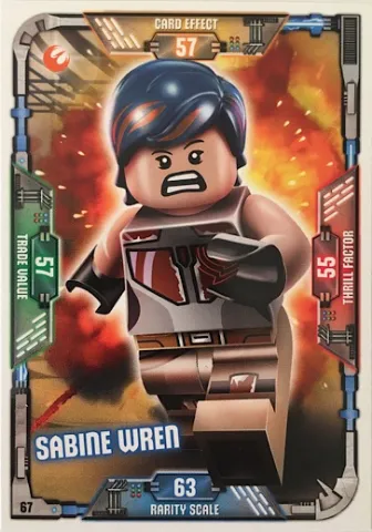 Star Wars Trading Card Game (German) Series 1 - # 67 Sabine Wren