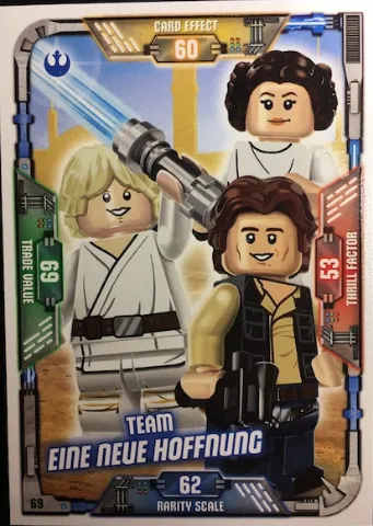 Star Wars Trading Card Game (German) Series 1 - # 69 Team Eine neue Hoffnung
