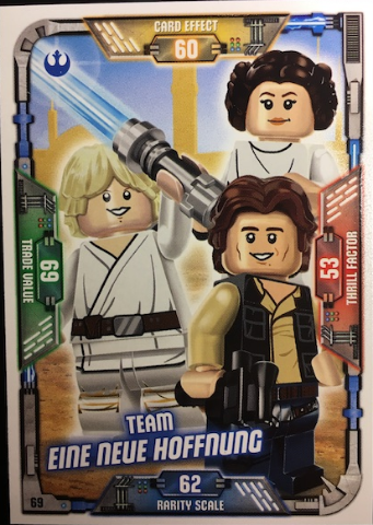 Star Wars Trading Card Game (German) Series 1 - # 69 Team Eine neue Hoffnung