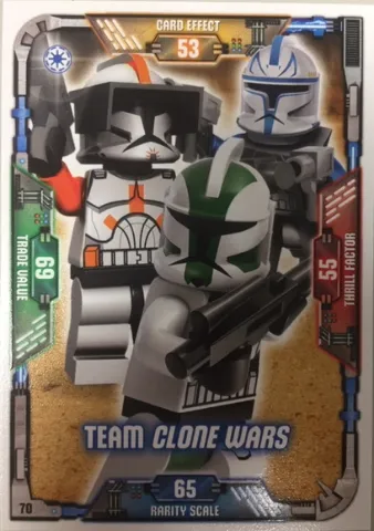 Star Wars Trading Card Game (German) Series 1 - # 70 Team Clone Wars