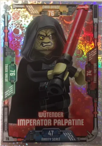 Star Wars Trading Card Game (German) Series 1 - # 78 Wütender Imperator Palpatine