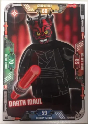 Star Wars Trading Card Game (German) Series 1 - # 80 Darth Maul