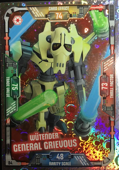 Star Wars Trading Card Game (German) Series 1 - # 84 Wütender General Grievous