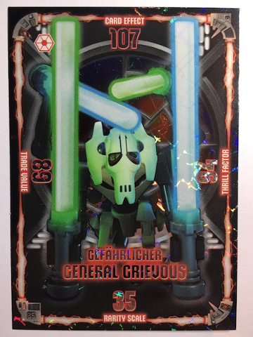 Star Wars Trading Card Game (German) Series 1 - # 85 Gefährlicher General Grievous