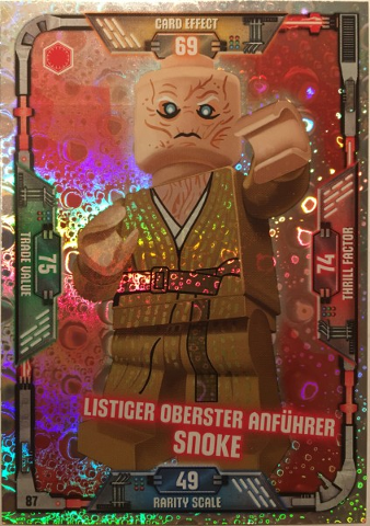 Star Wars Trading Card Game (German) Series 1 - # 87 Listiger Oberster Anführer Snoke