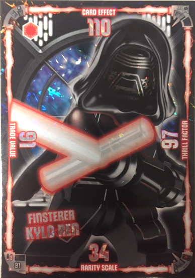 Star Wars Trading Card Game (German) Series 1 - # 91 Finsterer Kylo Ren