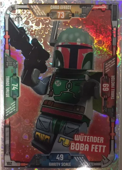 Star Wars Trading Card Game (German) Series 1 - # 102 Wütender Boba Fett