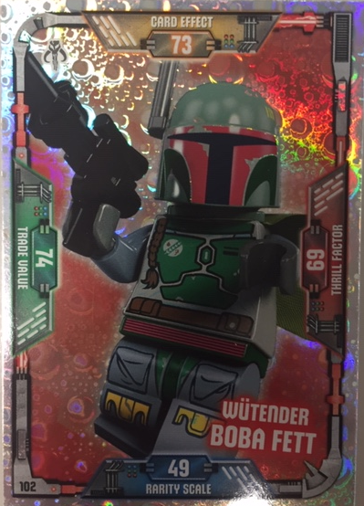 Star Wars Trading Card Game (German) Series 1 - # 102 Wütender Boba Fett