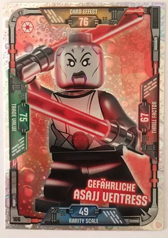 Star Wars Trading Card Game (German) Series 1 - # 106 Gefährliche Asajj Ventress