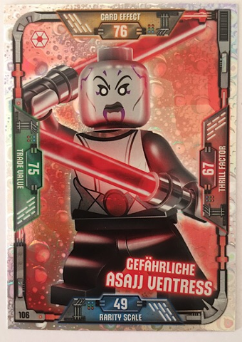 Star Wars Trading Card Game (German) Series 1 - # 106 Gefährliche Asajj Ventress