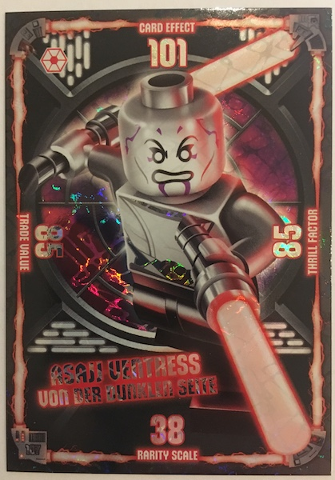 Star Wars Trading Card Game (German) Series 1 - # 107 Asajj Ventress von der dunklen Seite