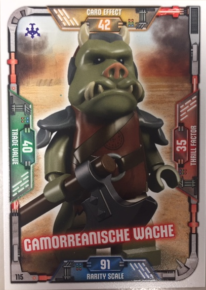 Star Wars Trading Card Game (German) Series 1 - # 115 Gamorreanische Wache