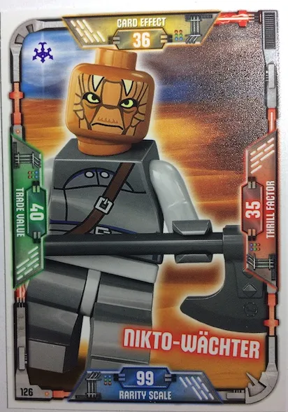 Star Wars Trading Card Game (German) Series 1 - # 126 Nikto-Wächter