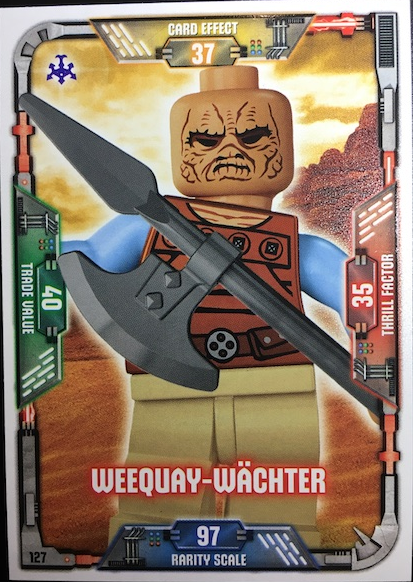 Star Wars Trading Card Game (German) Series 1 - # 127 Weequay-Wächter