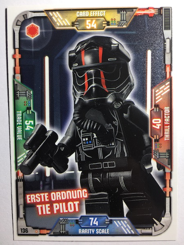 Star Wars Trading Card Game (German) Series 1 - # 136 Erste Ordnung TIE Pilot
