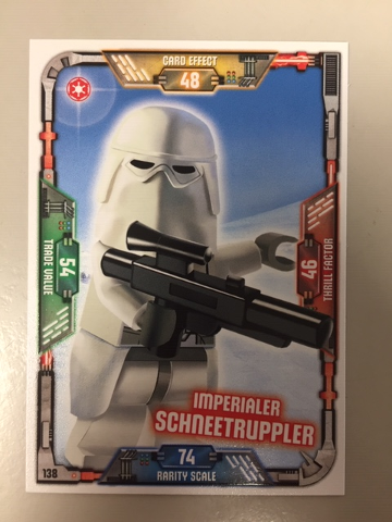 Star Wars Trading Card Game (German) Series 1 - # 138 Imperialer Schneetruppler