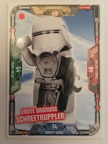 Star Wars Trading Card Game (German) Series 1 - # 139 Erste Ordnung Schneetruppler