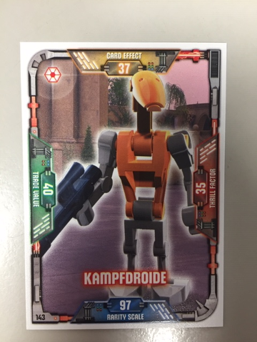 Star Wars Trading Card Game (German) Series 1 - # 143 Kampfdroide