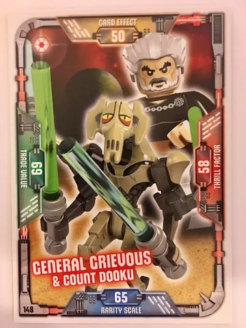 Star Wars Trading Card Game (German) Series 1 - # 148 General Grievous & Count Dooku