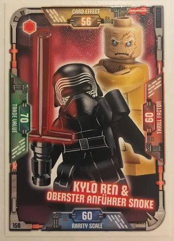 Star Wars Trading Card Game (German) Series 1 - # 150 Kylo Ren & Oberster Anführer Snoke