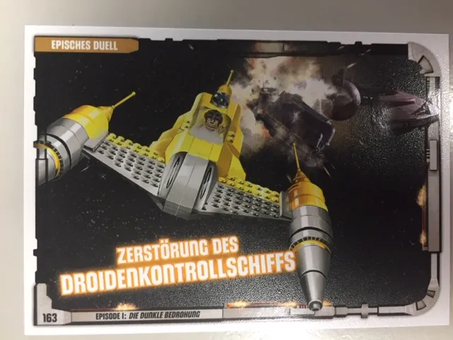 Star Wars Trading Card Game (German) Series 1 - # 163 Zerstörung des Droidenkontrollschiffs