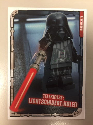 Star Wars Trading Card Game (German) Series 1 - # 177 Telekinese: Lichtschwert holen
