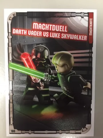Star Wars Trading Card Game (German) Series 1 - # 180 Machtduell Darth Vader vs Luke Skywalker