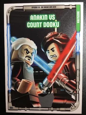 Star Wars Trading Card Game (German) Series 1 - # 184 Anakin vs Count Dooku