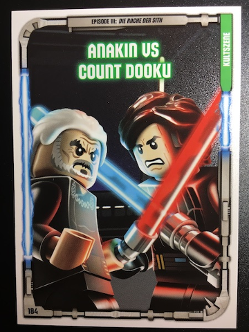 Star Wars Trading Card Game (German) Series 1 - # 184 Anakin vs Count Dooku
