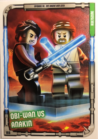 Star Wars Trading Card Game (German) Series 1 - # 188 Obi-Wan vs Anakin