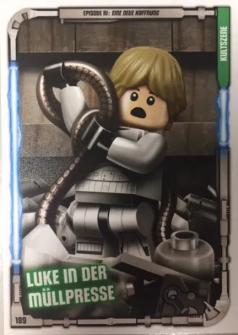 Star Wars Trading Card Game (German) Series 1 - # 189 Luke in der Müllpresse