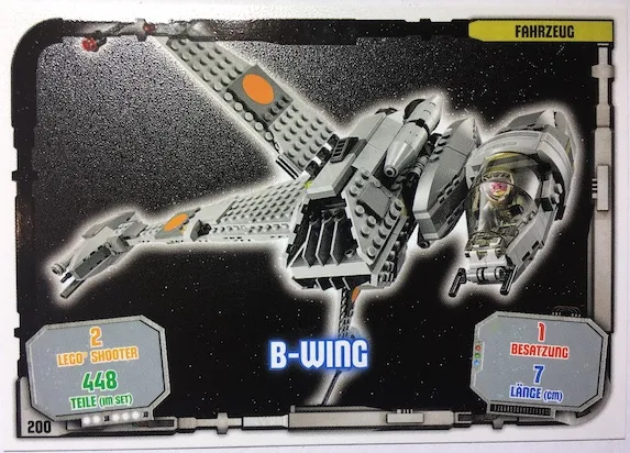 Star Wars Trading Card Game (German) Series 1 - # 200 B-wing