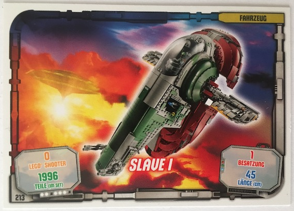 Star Wars Trading Card Game (German) Series 1 - # 213 Slave I
