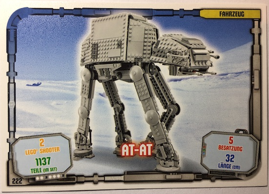 Star Wars Trading Card Game (German) Series 1 - # 222 AT-AT