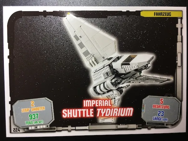 Star Wars Trading Card Game (German) Series 1 - # 224 Imperial Shuttle Tydirium